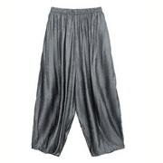 Balloon Style Trousers – Charcoal Gray-SimpleModerne
