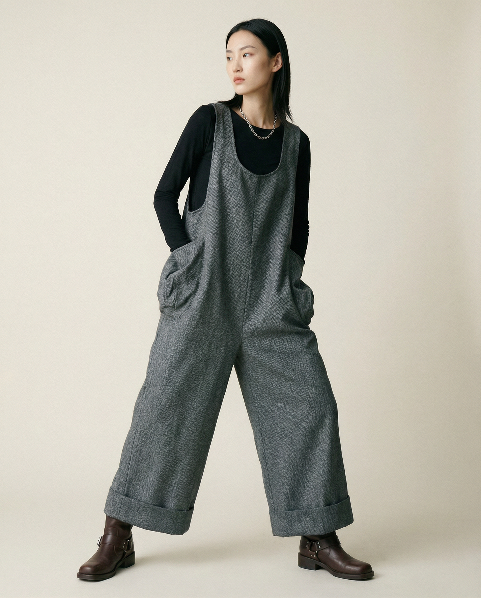 Jazz Up Oversized Jumpsuit-SimpleModerne