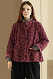 Spotted Comfort – Corduroy Jacket-SimpleModerne