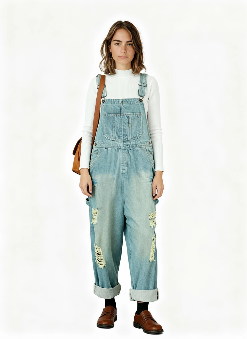 Utility Chic Denim Overalls – 2 Colors-SimpleModerne