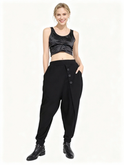 Simple Moderne Jazz Up Lite Harem Pants-SimpleModerne