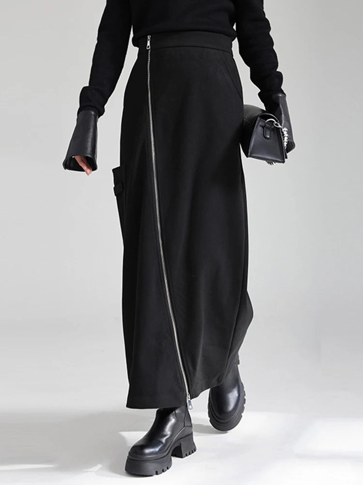 Maxi sales zip skirt