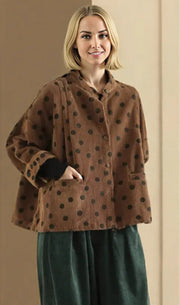 Spotted Comfort – Corduroy Jacket-SimpleModerne