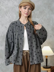 Spotted Comfort – Corduroy Jacket-SimpleModerne