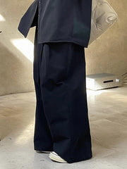 High-Waist Cargo Style Trousers with Maxi Exterior Pockets – Available in Khaki & Black-SimpleModerne