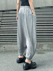 Balloon Style Trousers – Charcoal Gray-SimpleModerne