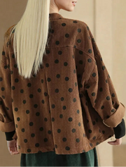 Spotted Comfort – Corduroy Jacket-SimpleModerne