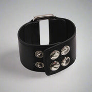 Casual Minimal Goth Soft Vegan Leather Arm Bracelet-SimpleModerne
