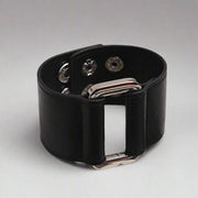 Casual Minimal Goth Soft Vegan Leather Arm Bracelet-SimpleModerne
