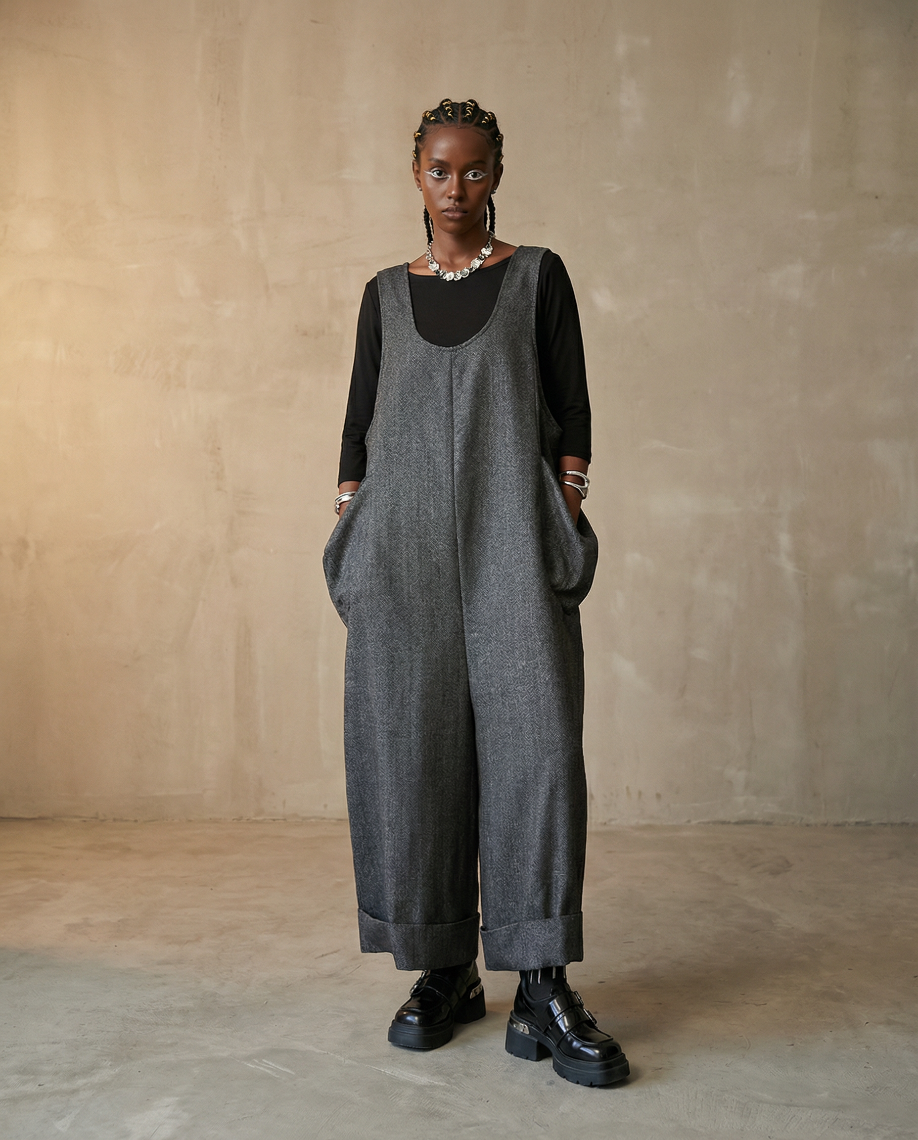 Jazz Up Oversized Jumpsuit-SimpleModerne