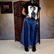 Urshulle Wide Legged Denims-SimpleModerne