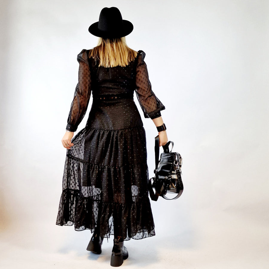 Romantic Goth Style Kimono Dress-SimpleModerne