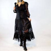 Romantic Goth Style Kimono Dress-SimpleModerne