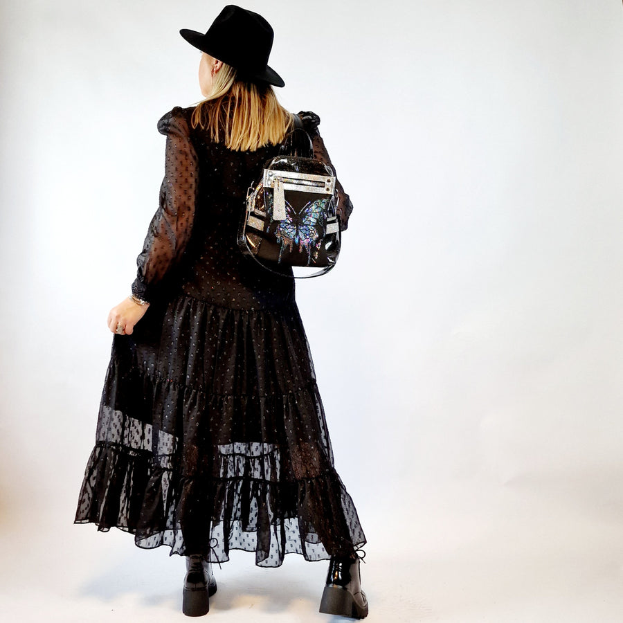 Romantic Goth Style Kimono Dress-SimpleModerne