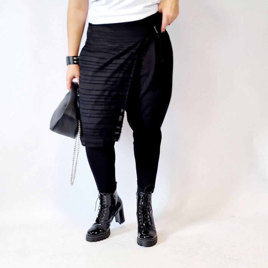 Summer Punk Overlay Trousers-SimpleModerne