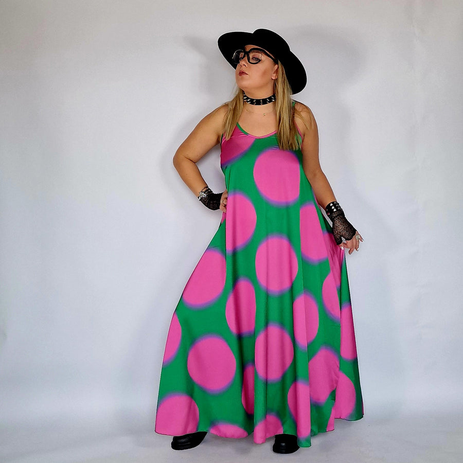 Watermelon Maxi Dress-SimpleModerne