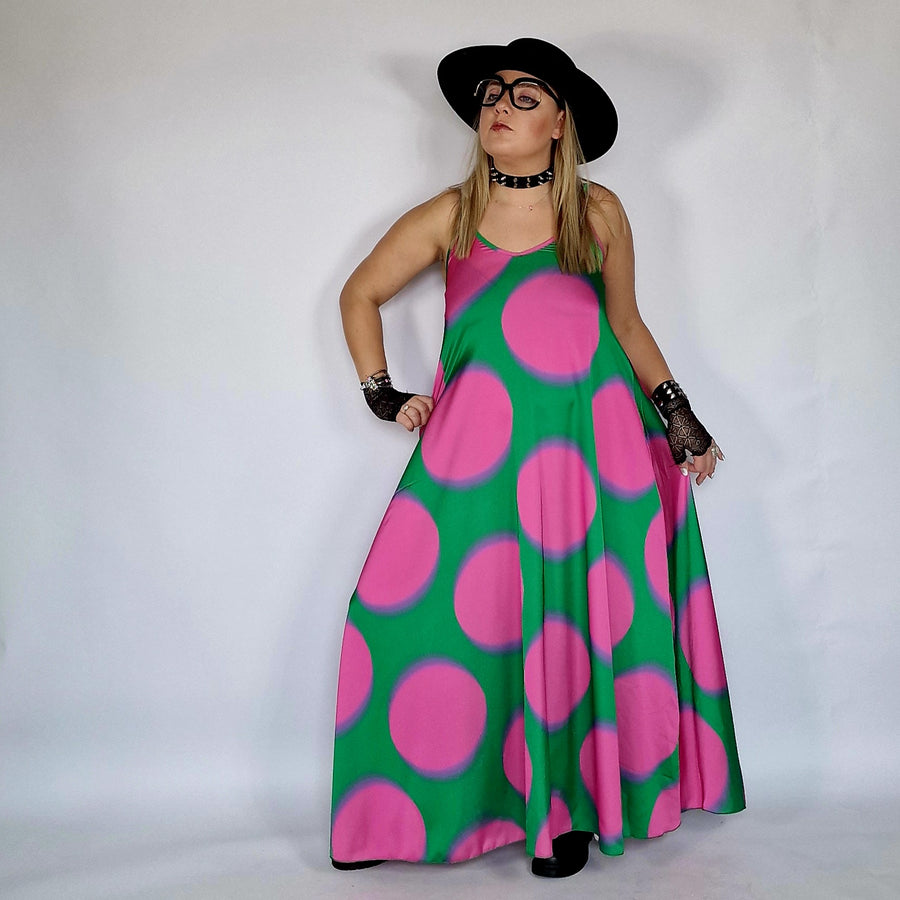 Watermelon Maxi Dress-SimpleModerne
