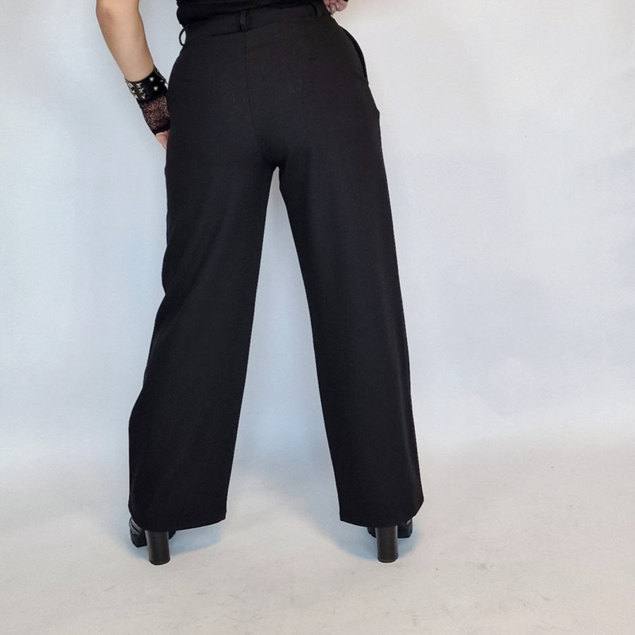 Jazz Up Irregular Design Maxi Length Overlay Pants-SimpleModerne