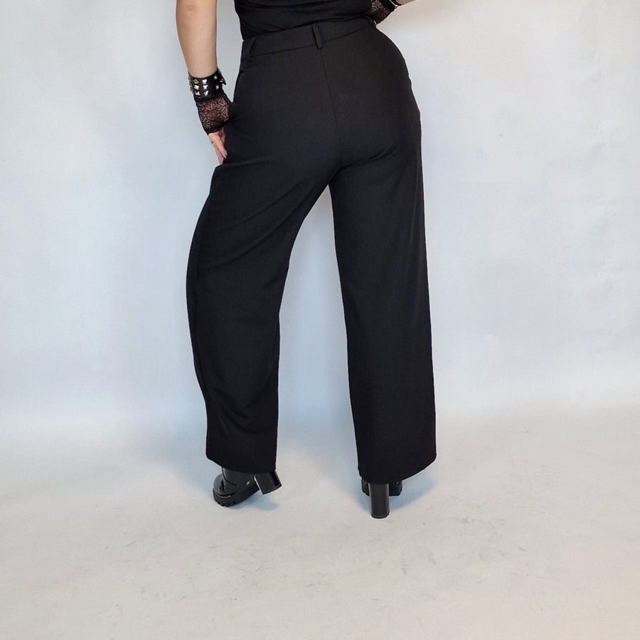Jazz Up Irregular Design Maxi Length Overlay Pants-SimpleModerne