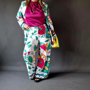 Californian Gypsy Plus Size Pants + Kimono Set-SimpleModerne