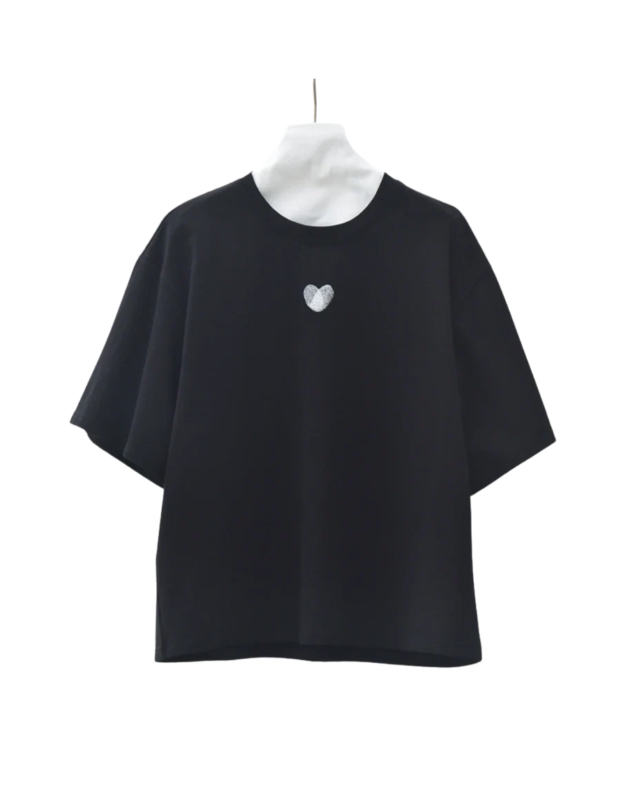 Minimal Heart Cotton T-Shirt