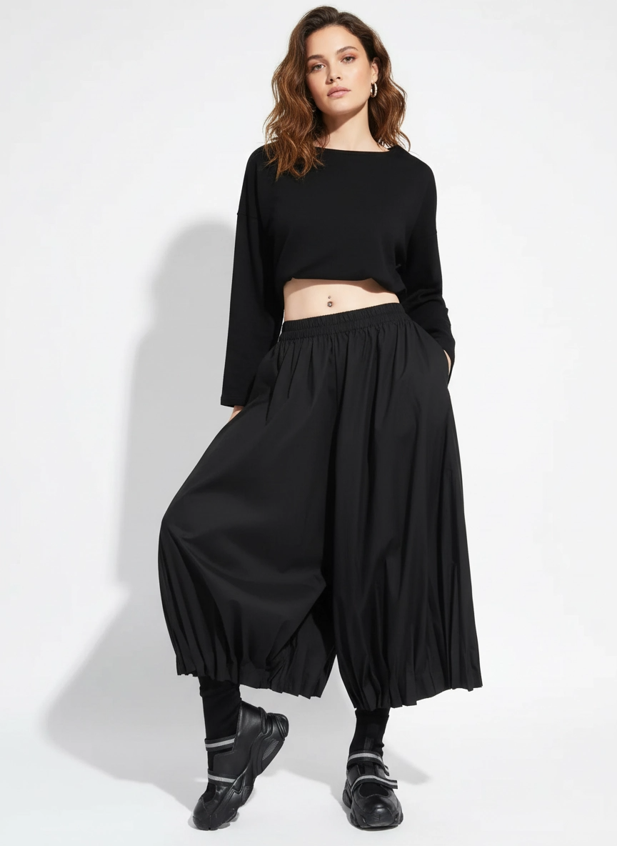 Jazz Up Clown Style Capri Trousers-SimpleModerne