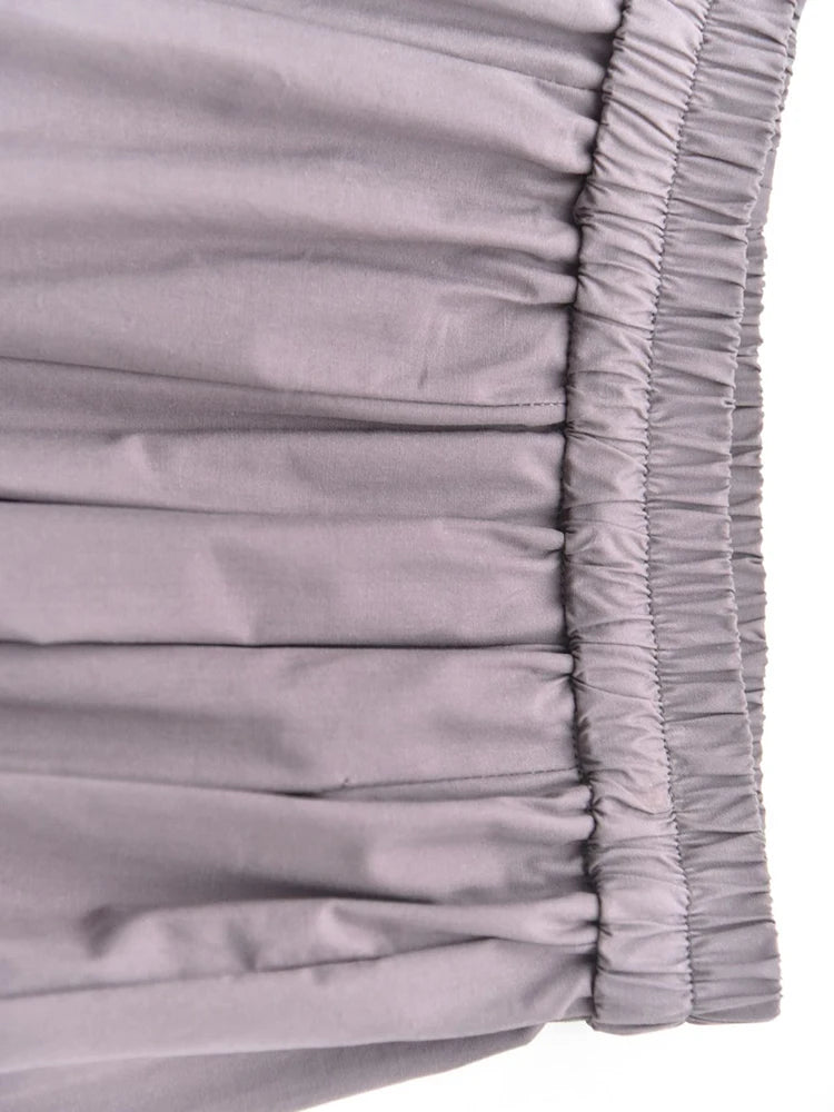 Balloon Volume Trousers – Dusty Plum-SimpleModerne