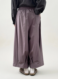 Balloon Volume Trousers – Dusty Plum-SimpleModerne