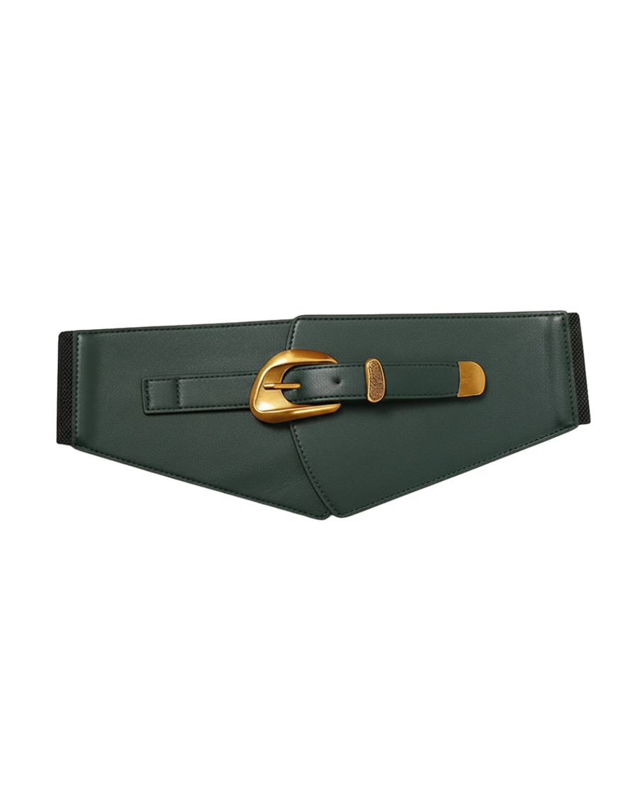Statement Waist Belt with Gold Clasp-SimpleModerne