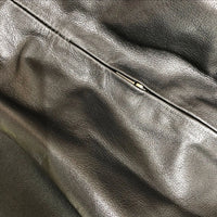Oversized Genuine Leather Tote Bag – Funky Zip Detail & Round Handles-SimpleModerne