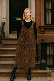 Wild Thing Leopard Sarafan Dress-SimpleModerne