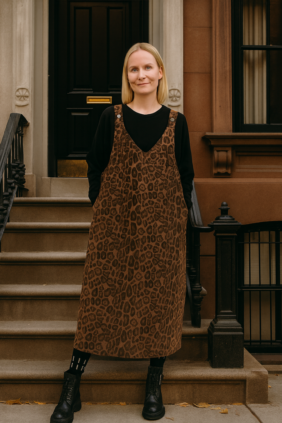 Wild Thing Leopard Sarafan Dress-SimpleModerne