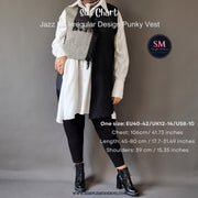 Jazz Up Irregular Design Punky Vest-SimpleModerne