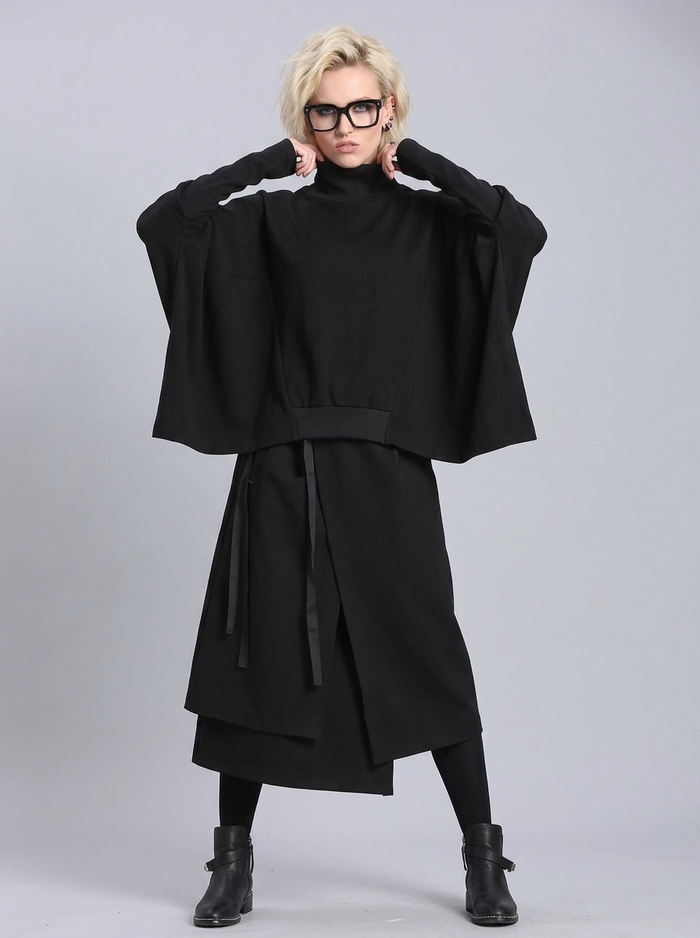 Exclusive Simple Moderne Batwing Pullover-SimpleModerne