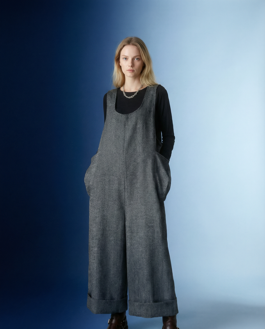 Jazz Up Oversized Jumpsuit-SimpleModerne