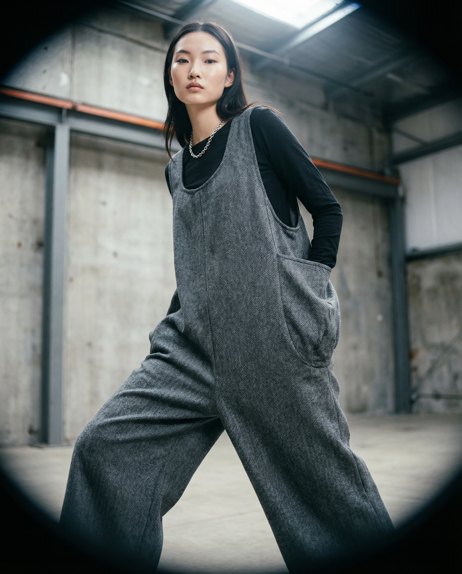 Jazz Up Oversized Jumpsuit-SimpleModerne