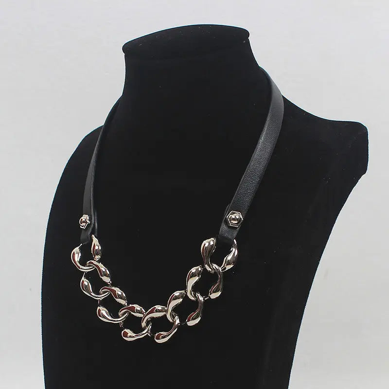 Industrial Chain Choker Necklace-SimpleModerne