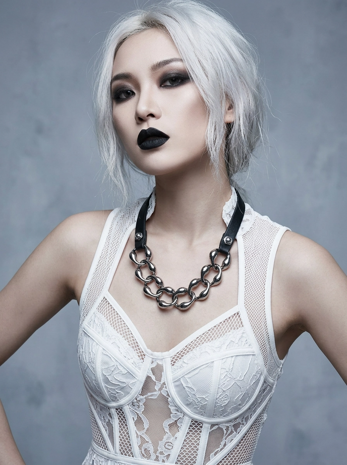 Industrial Chain Choker Necklace-SimpleModerne