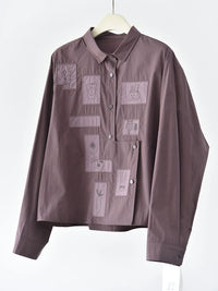 Japanese Minimal Shirt – Dusty Plum-SimpleModerne