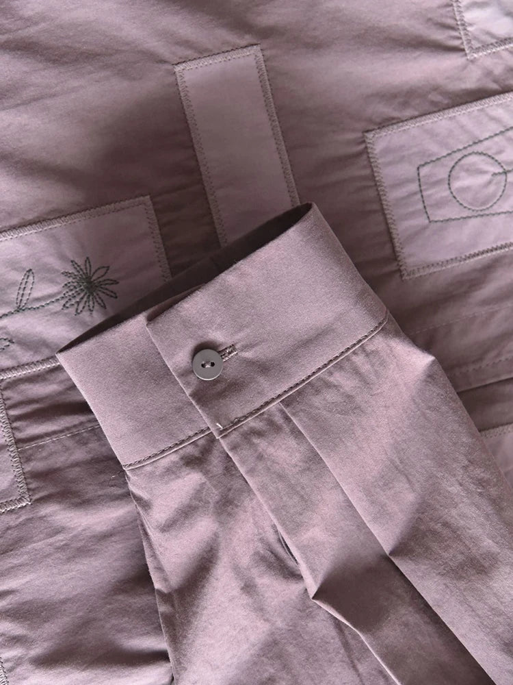 Japanese Minimal Shirt – Dusty Plum-SimpleModerne