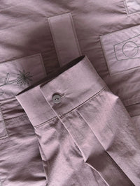 Japanese Minimal Shirt – Dusty Plum-SimpleModerne