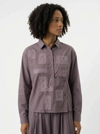 Japanese Minimal Shirt – Dusty Plum-SimpleModerne