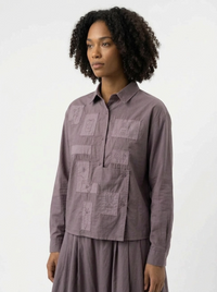 Japanese Minimal Shirt – Dusty Plum-SimpleModerne