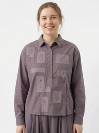 Japanese Minimal Shirt – Dusty Plum-SimpleModerne