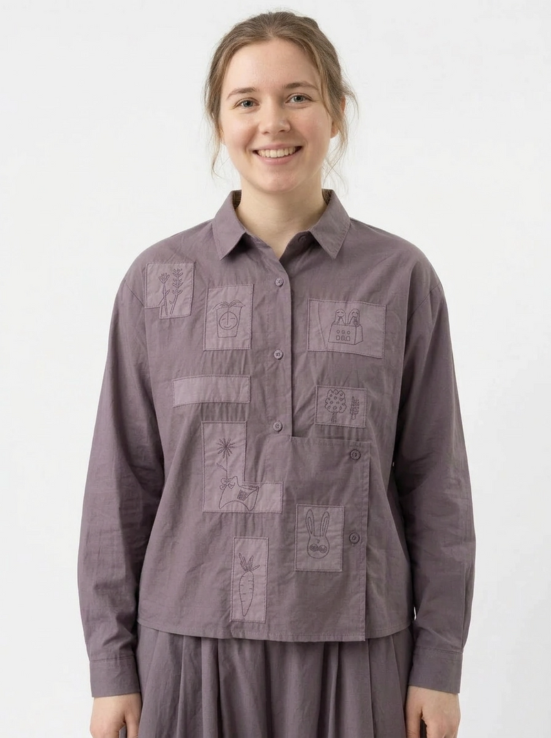 plum dress shirt Japanese Minimal Shirt – Dusty Plum