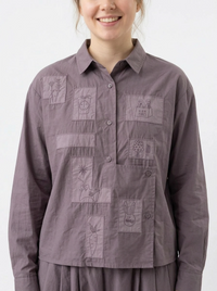 Japanese Minimal Shirt – Dusty Plum-SimpleModerne