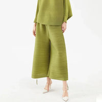 Japanese Pleated Design Two Piece Lemon Set-SimpleModerne