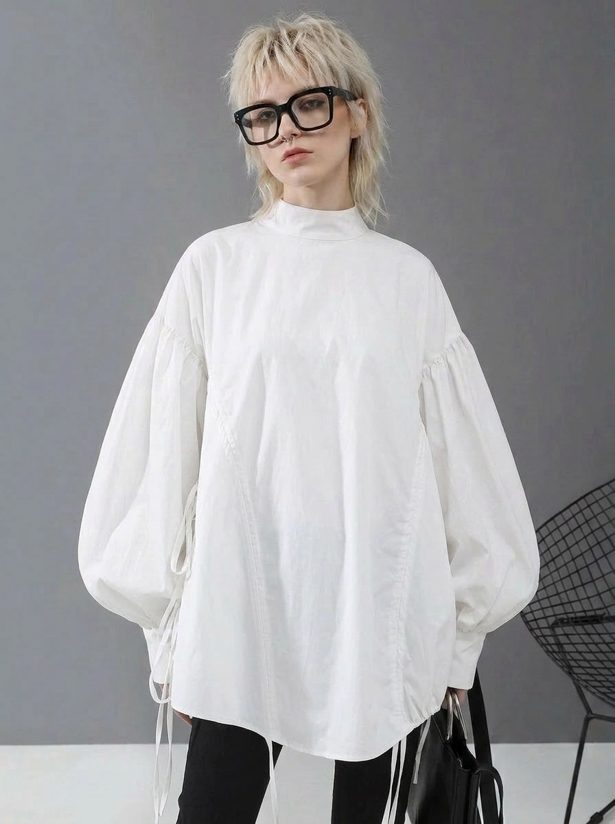 Jazz Up Balta Lele Oversized Style Shirt-SimpleModerne