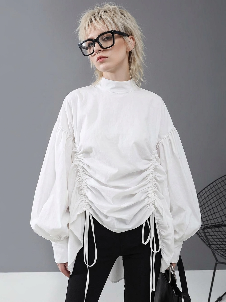 Jazz Up Balta Lele Oversized Style Shirt-SimpleModerne
