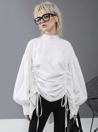Jazz Up Balta Lele Oversized Style Shirt-SimpleModerne